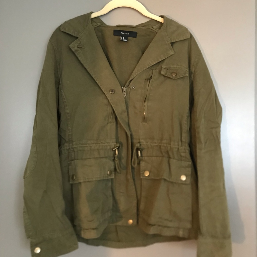Forever 21 Utility/Bomber Jacket